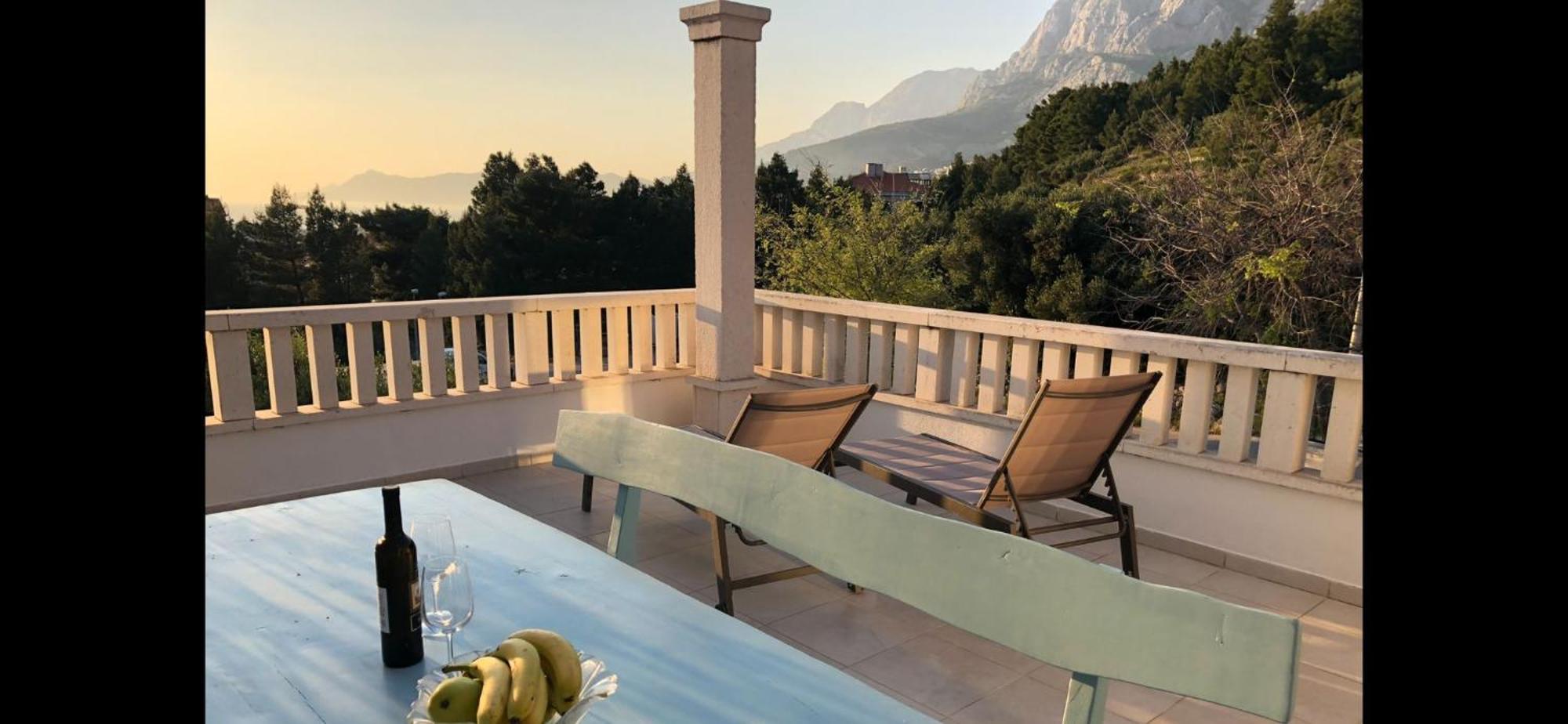 Villa Luce Mit Pool Макарска Экстерьер фото